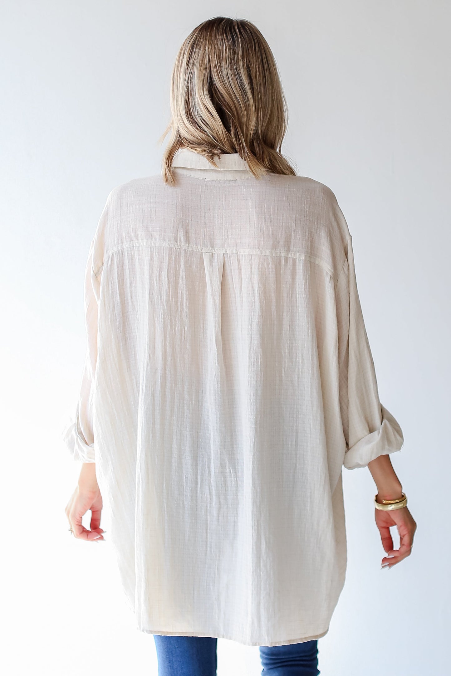 Allison Oversized Button-Up Blouse