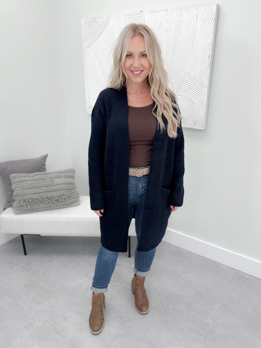 Nannette Cardi in Navy