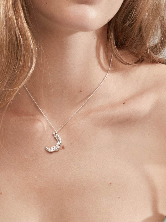 Moon Long Necklace by Pilgrim
