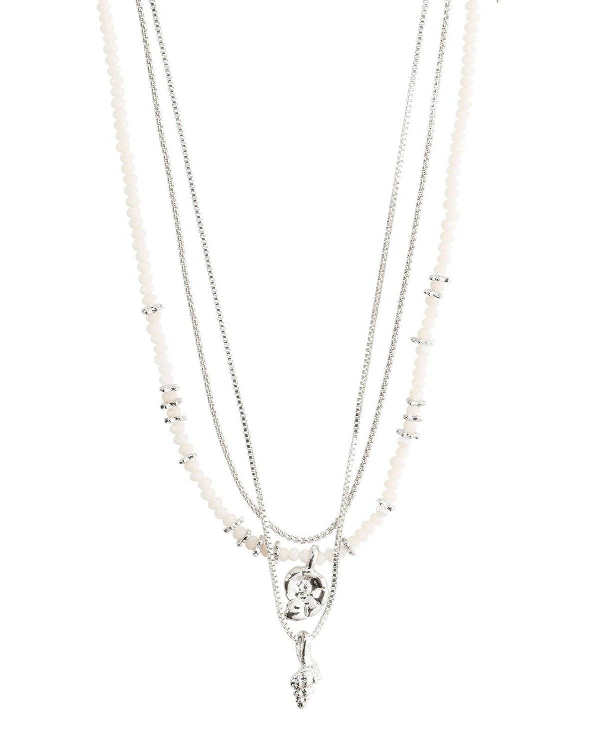 Sea 3 in 1 Necklace Set by Pilgrim