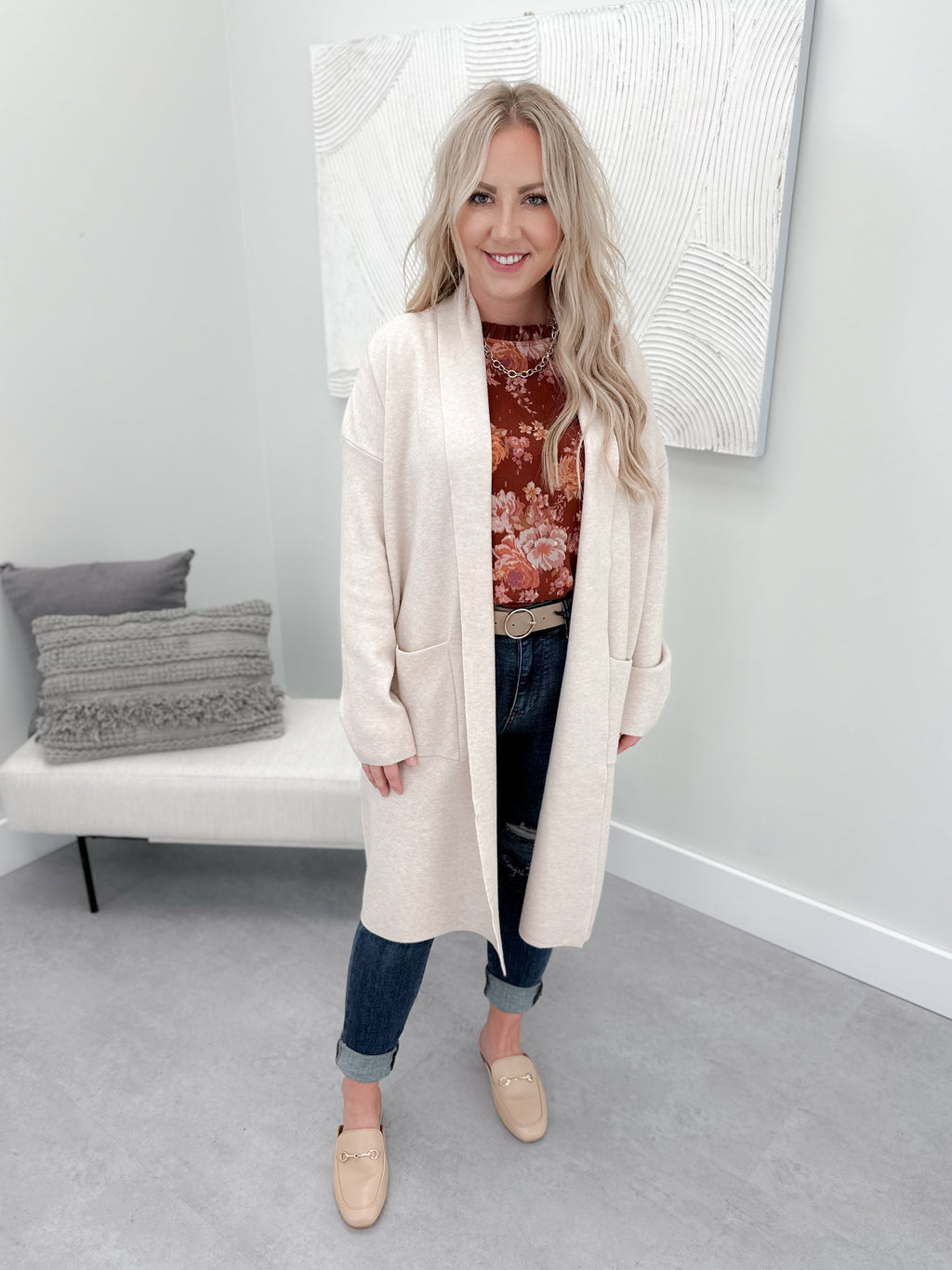 Leander Coatigan in Beige