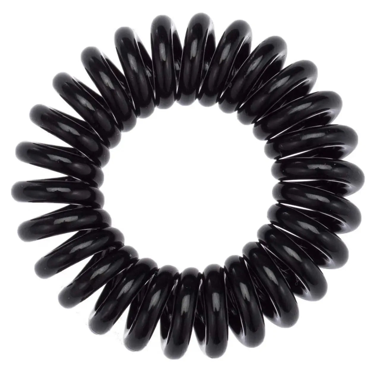 Spiral Hair Ties 8 Pack in Black by Kitsch
