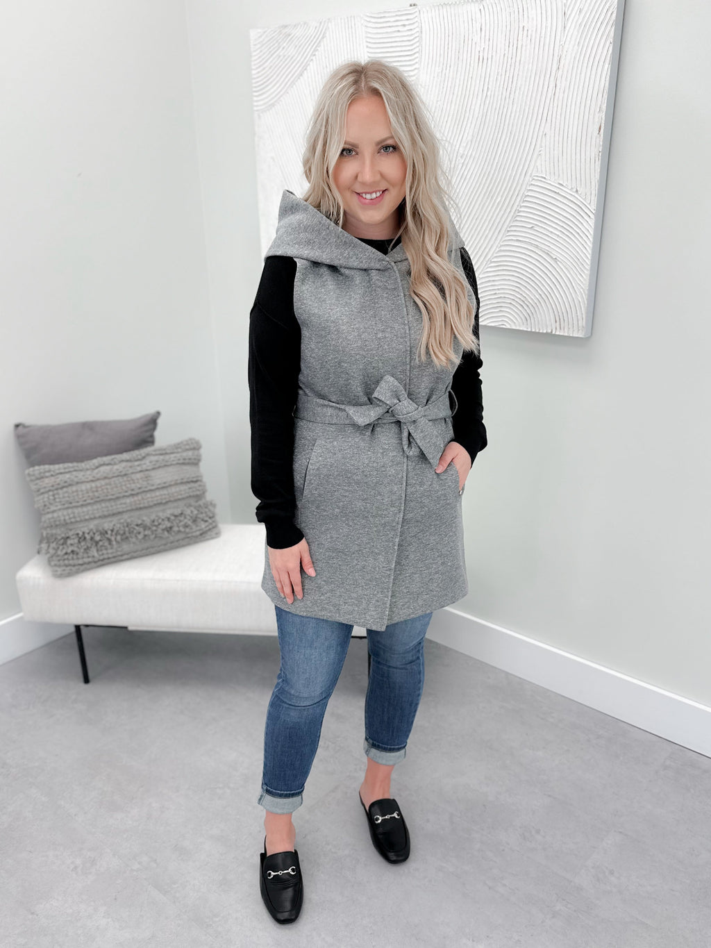 Sedona Vest in Grey