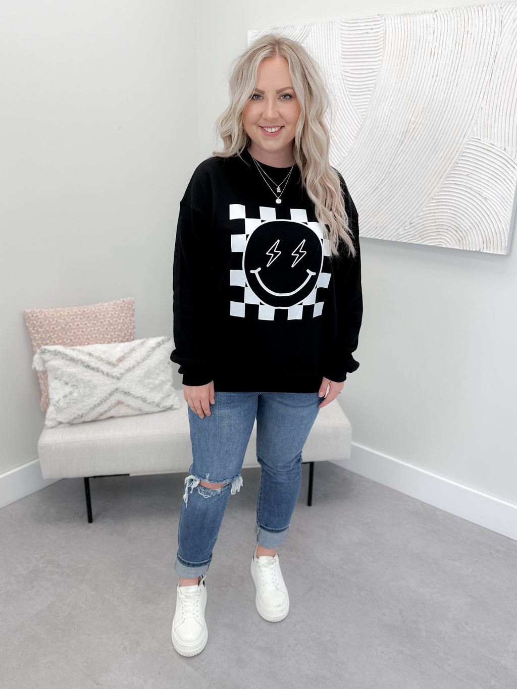Stormi Smile Pullover by Ash + Antler