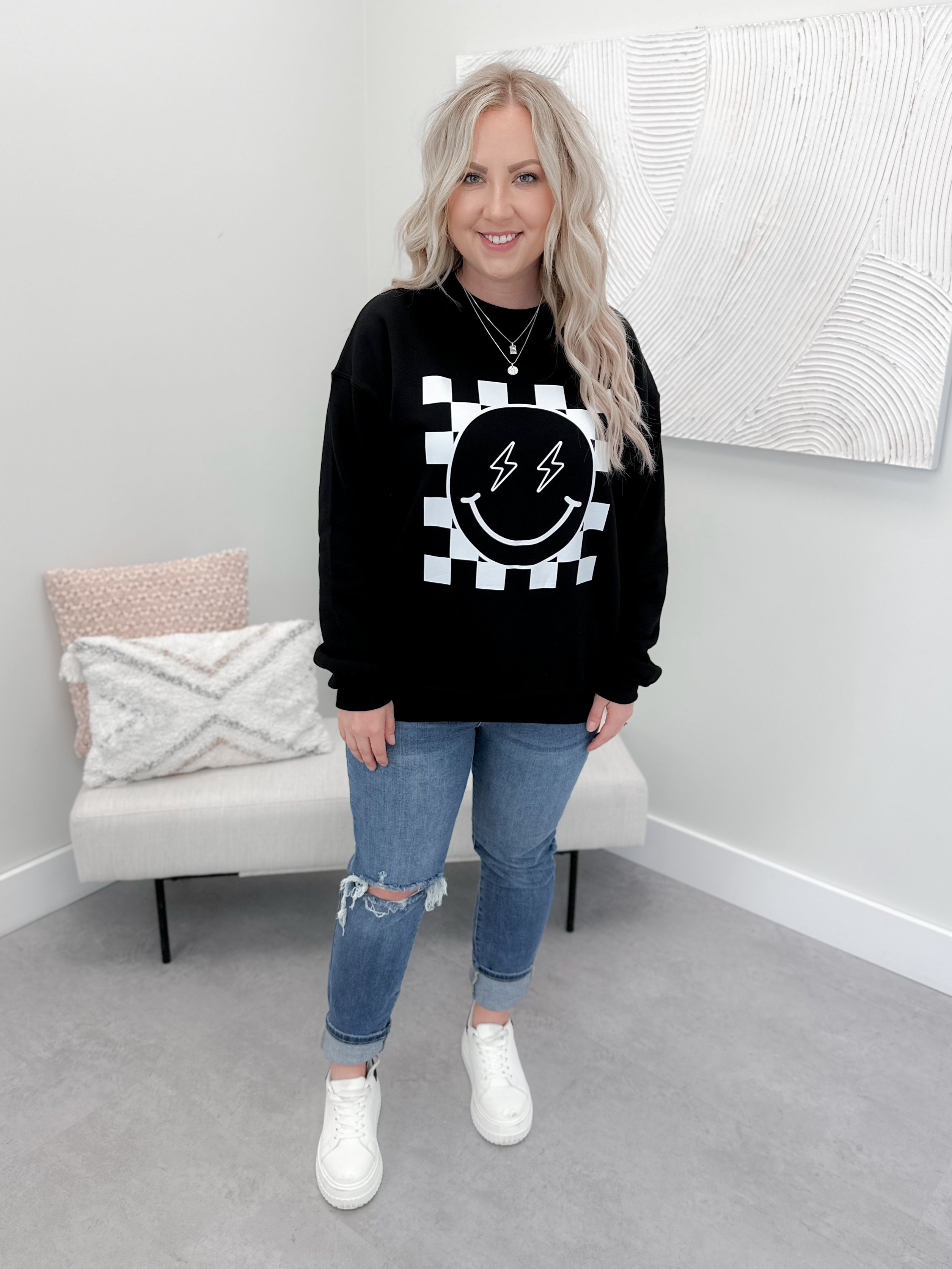 Stormi Smile Pullover by Ash + Antler