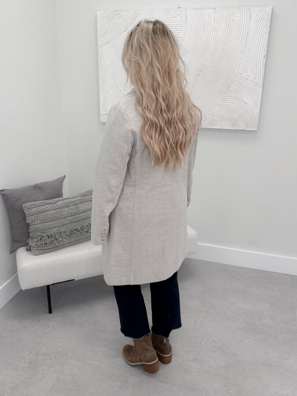Katherine Jacket in Earth Grey