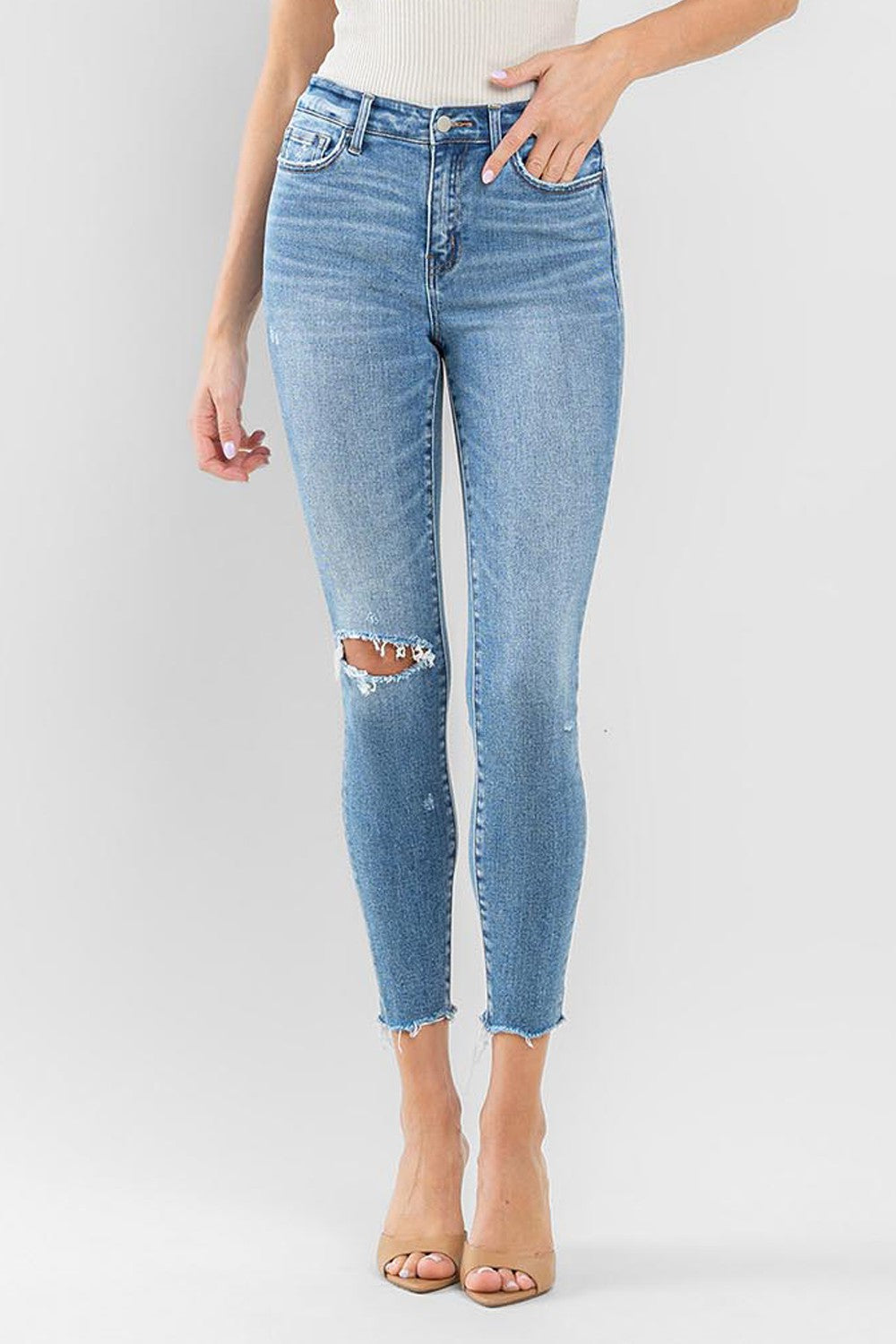 Ellie High Rise Denim by Flying Monkey