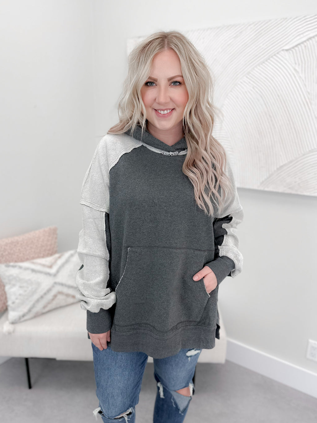 Tasha Hoodie in Charcoal