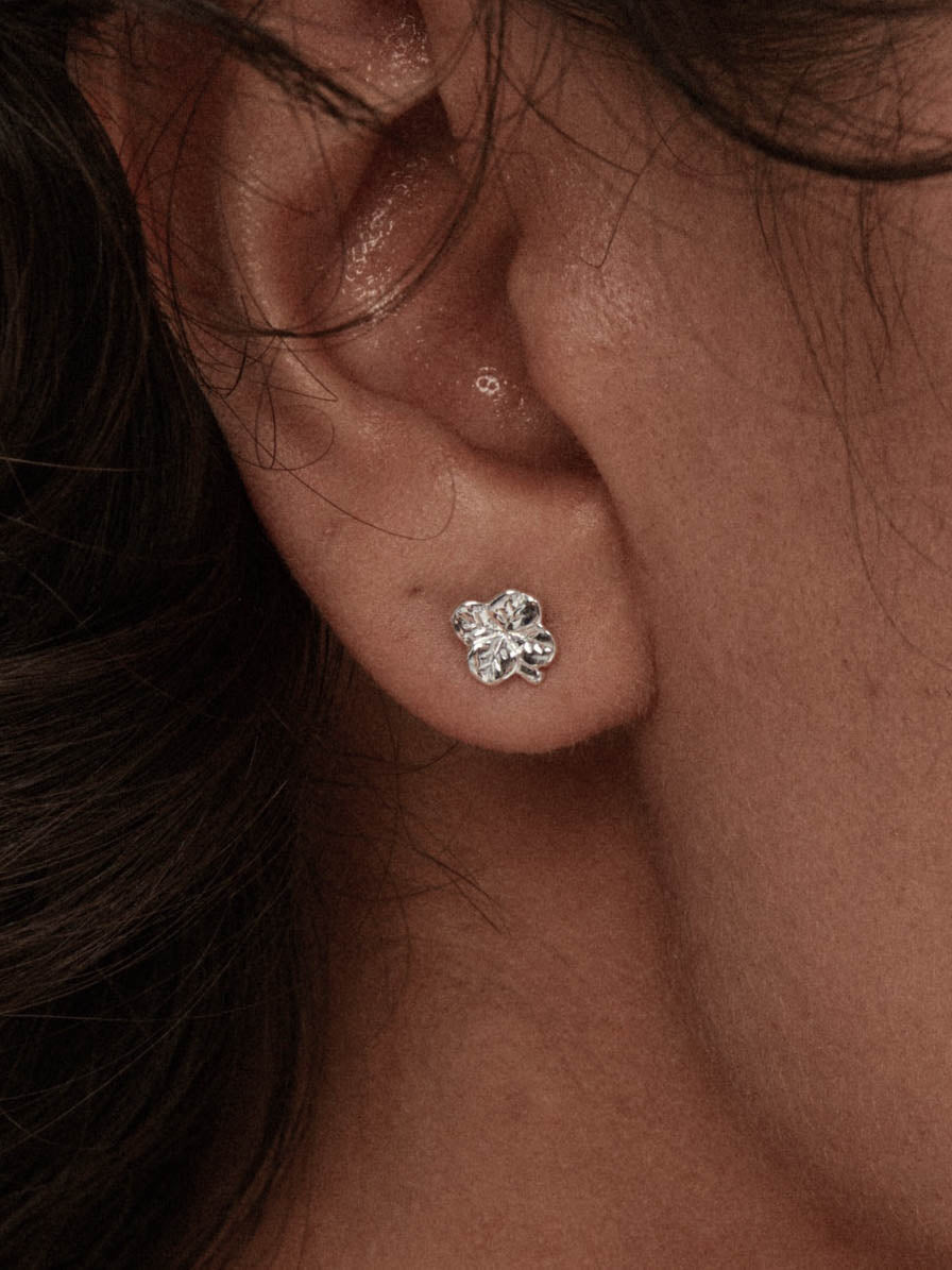 Octavia Clover Earrings by Pilgrim
