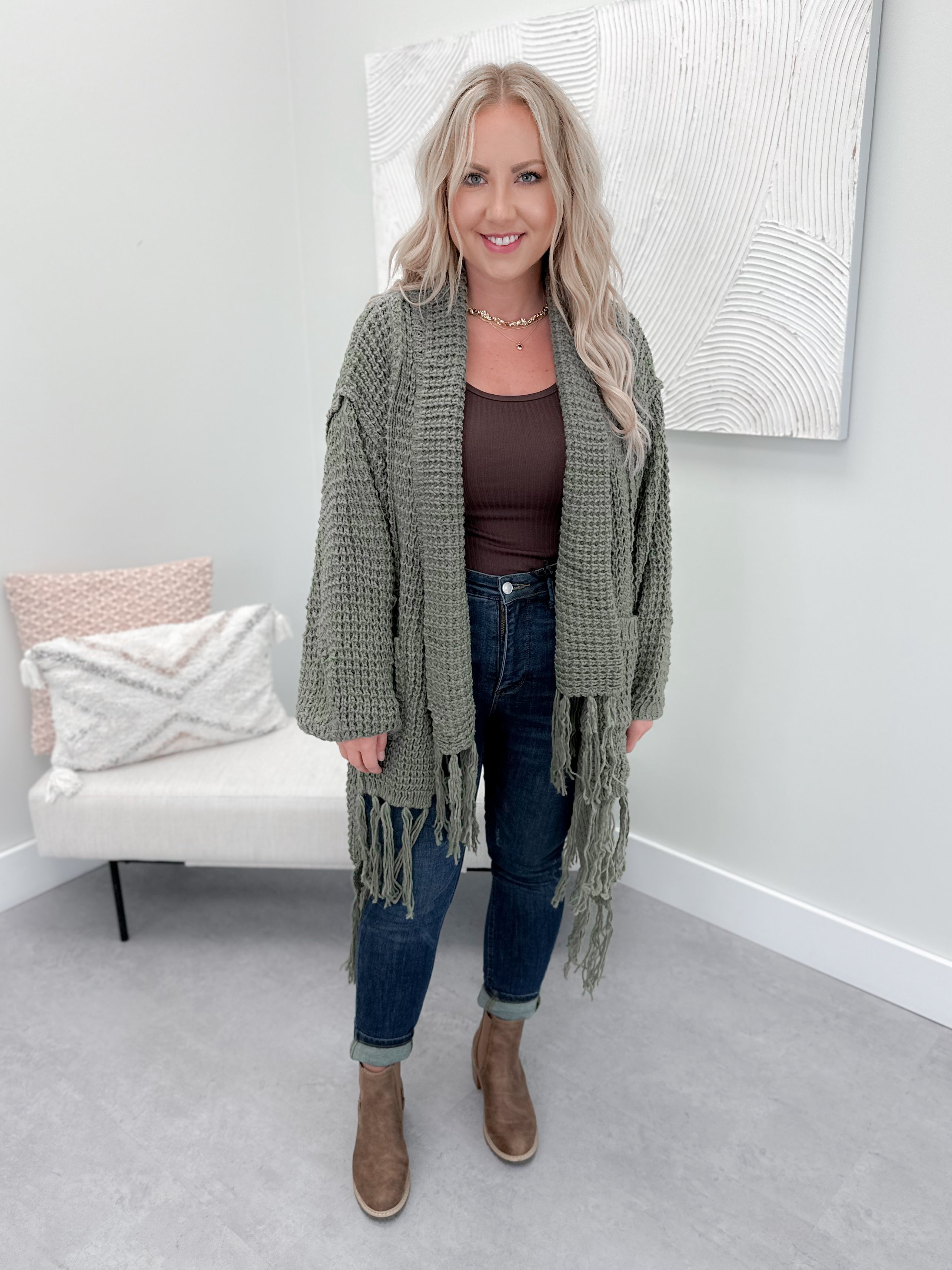 Cypress Fringe Cardigan