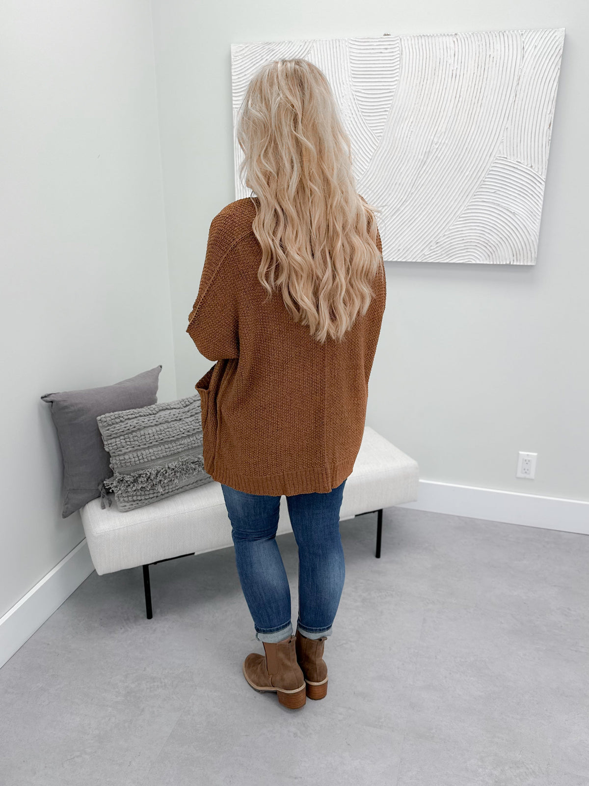 Penny Pocket Cardi in Coco