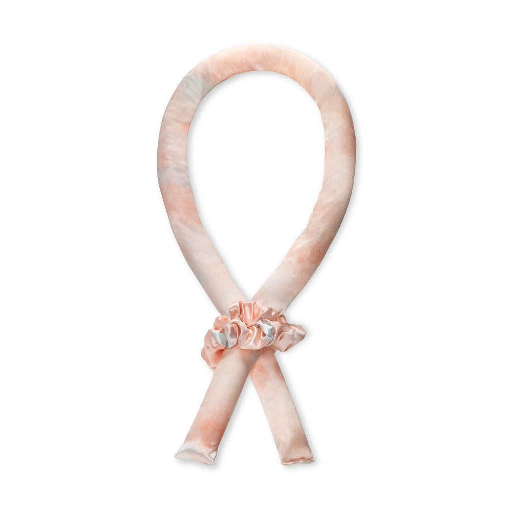 Satin Heatless Curling Set in Sunset Tie Dye by Kitsch