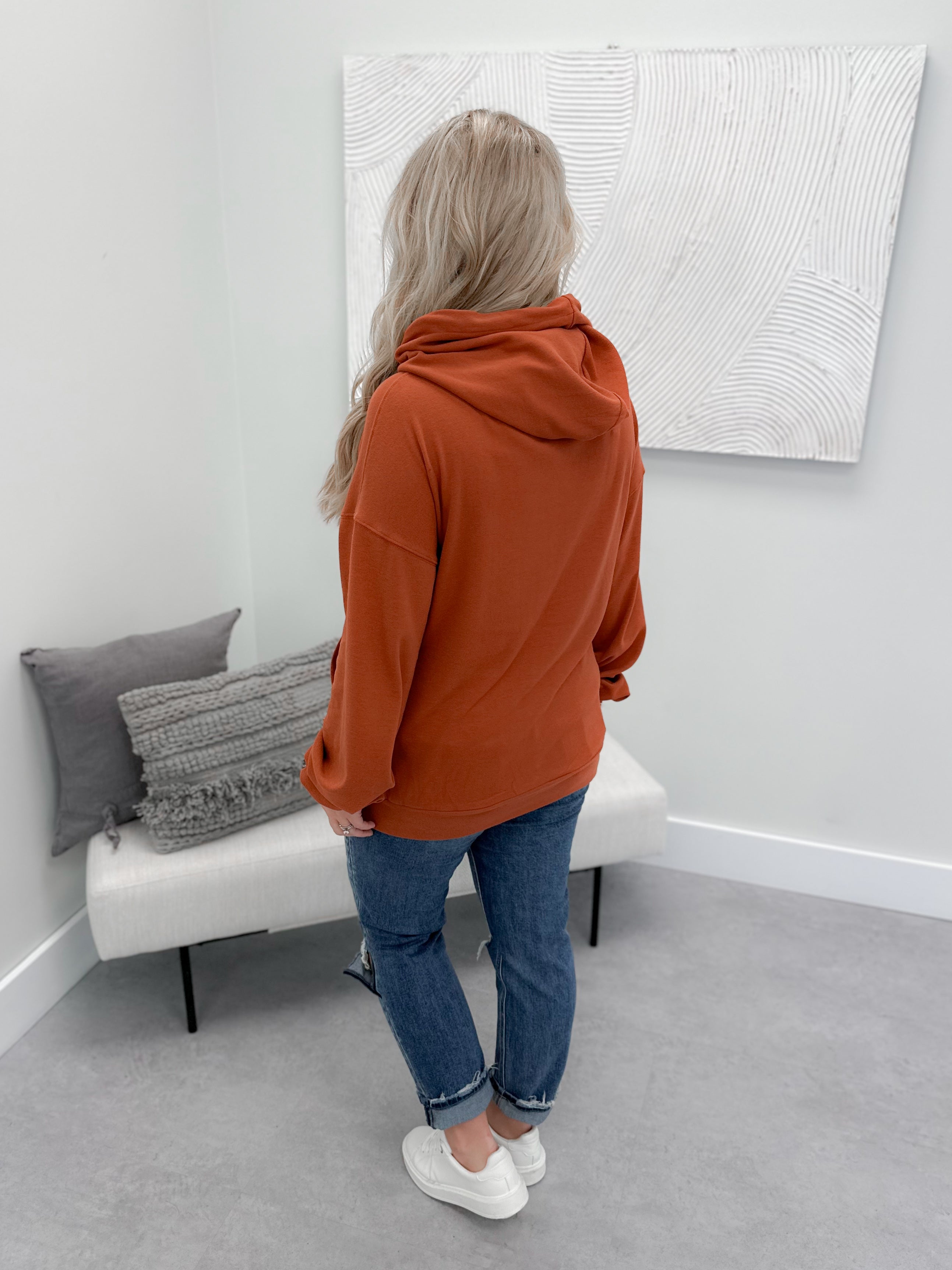 Hello Pumpkin University Hoodie by Ampersand Ave