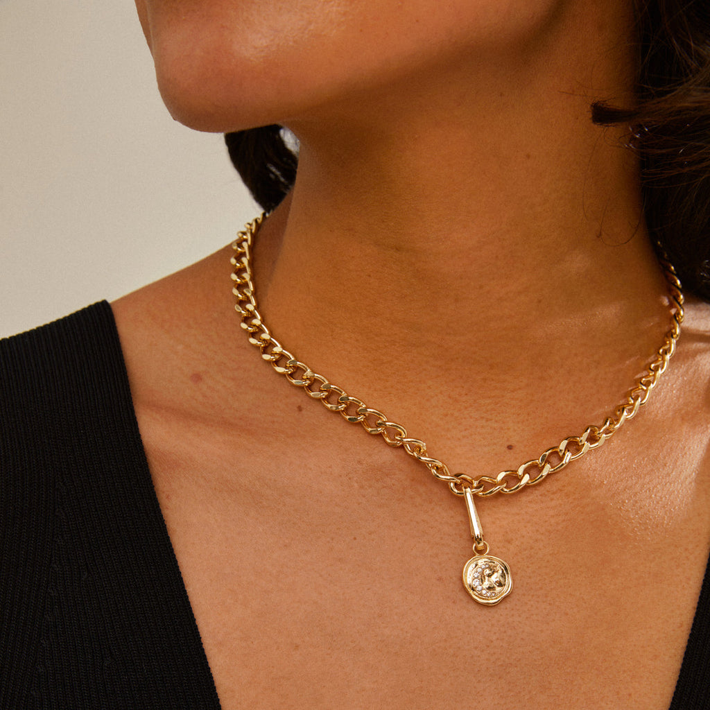 Charm Moon Pendant by Pilgrim