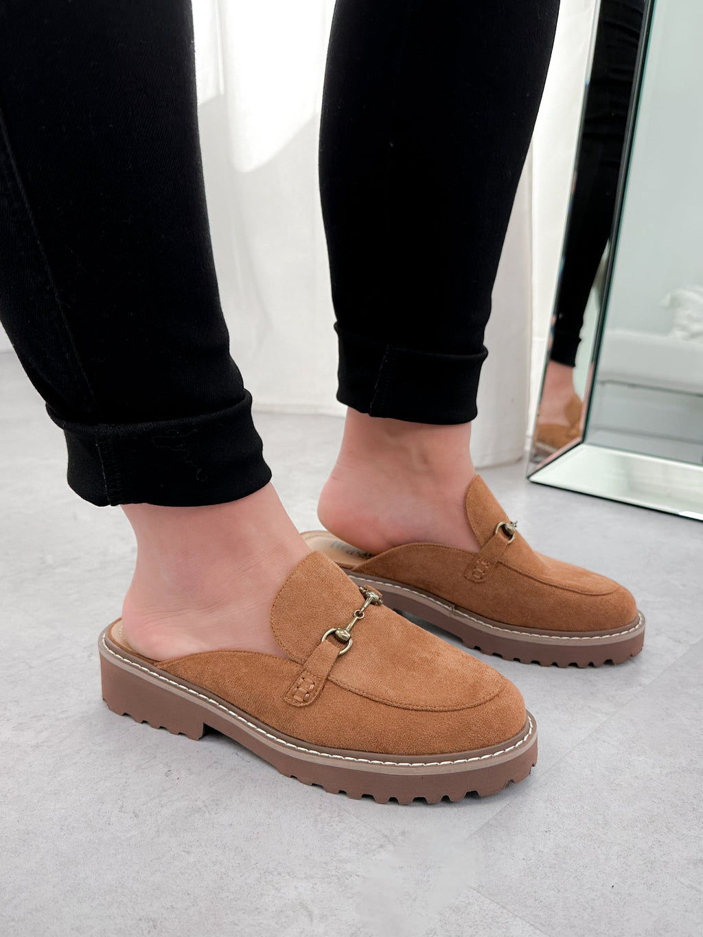 Wingin It Mules in Tobacco by Corkys