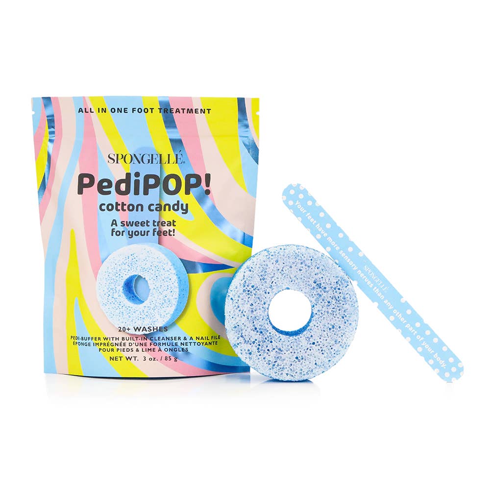 Cotton Candy Pedipop Pedi Buffer & Nail File