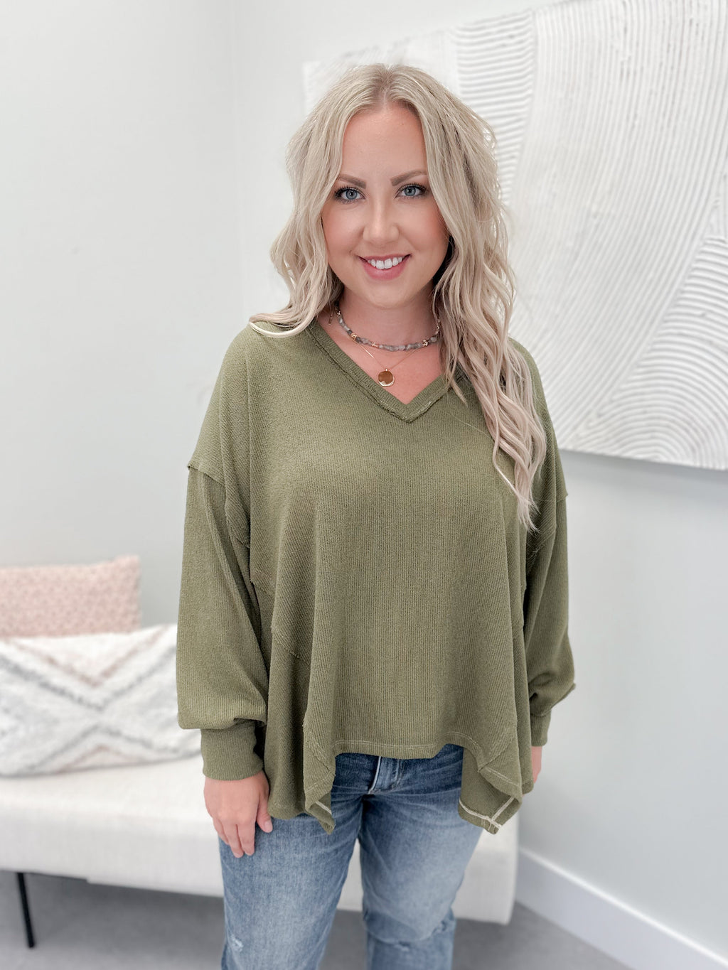 Oryn Sweater in Olive
