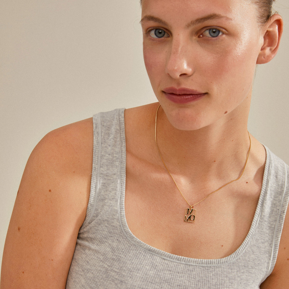 Mom Love Tag Necklace by Pilgrim