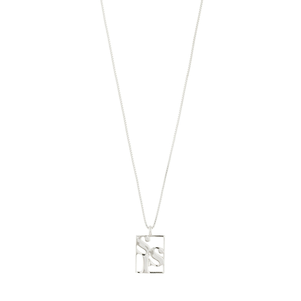 Sis Love Tag Necklace by Pilgrim