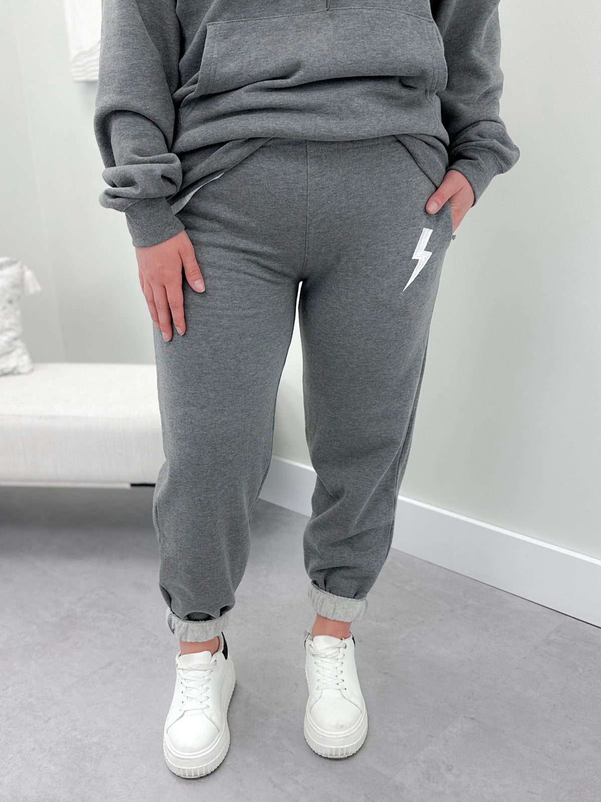Signature Joggers in Electra-Cute by Ampersand Ave