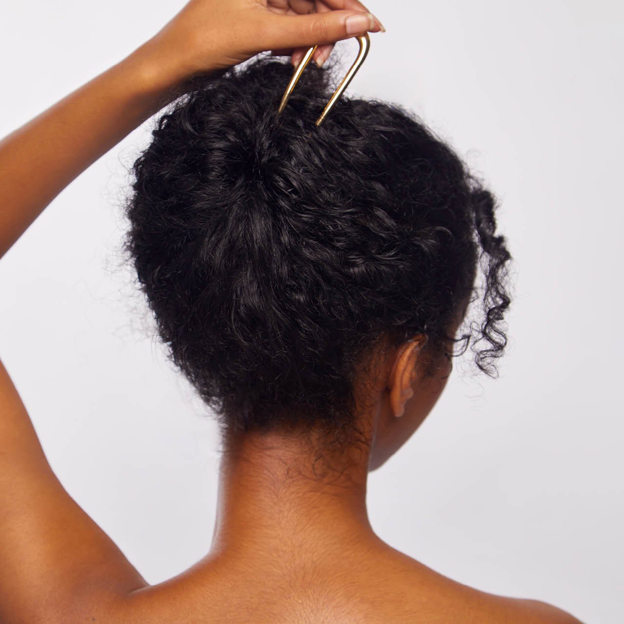 Metal French Gold Hair Pin by Kitsch