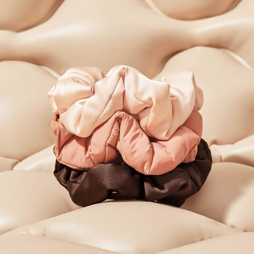 Fabric Cloud Scrunchies 3pc Set by Kitsch