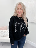 Dance the Night Away Sweater in Black