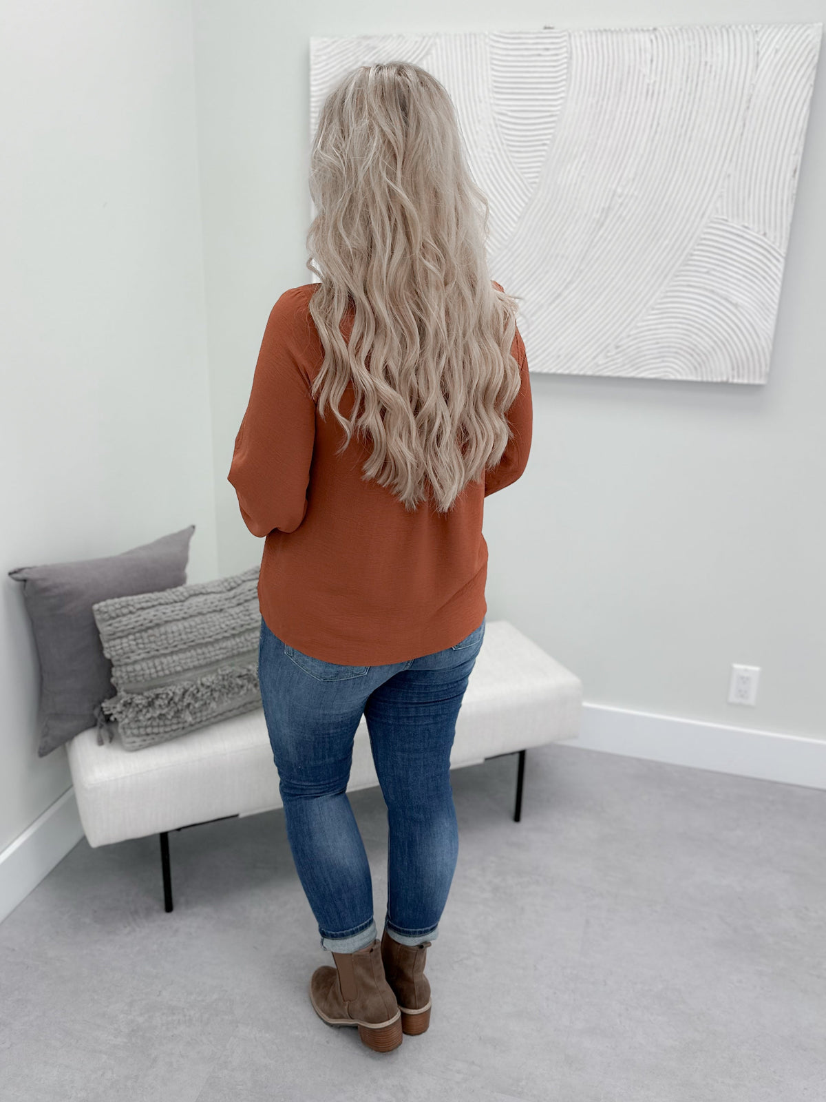 Taylin Top in Camel