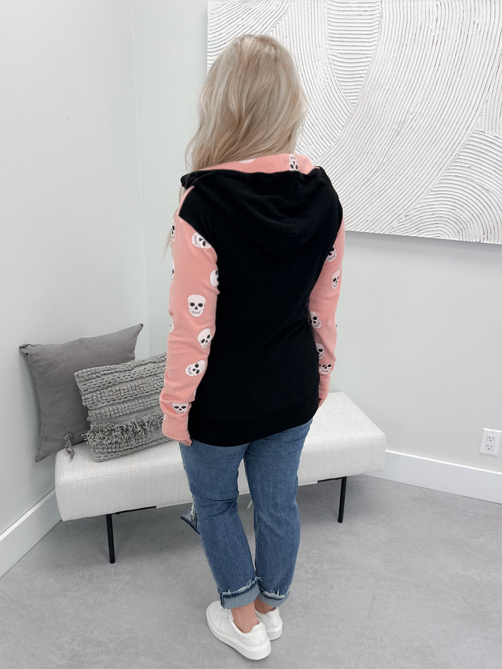 Pretty Scary Half Zip Sweatshirt by Ampersand Ave