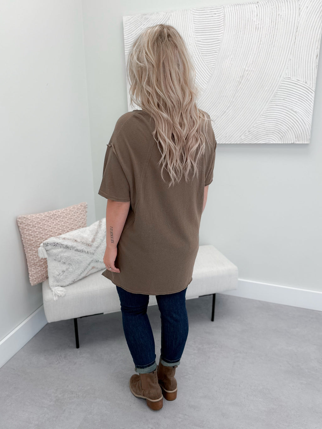 Twiggie Pocket Tee in Timber