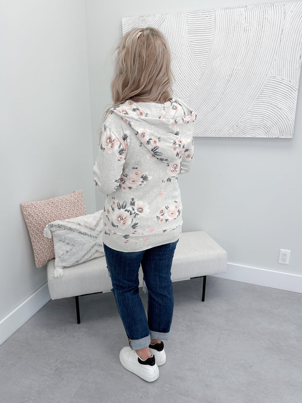 Head Over Heels Halfzip Sweatshirt by Ampersand Ave - L/O Size XS