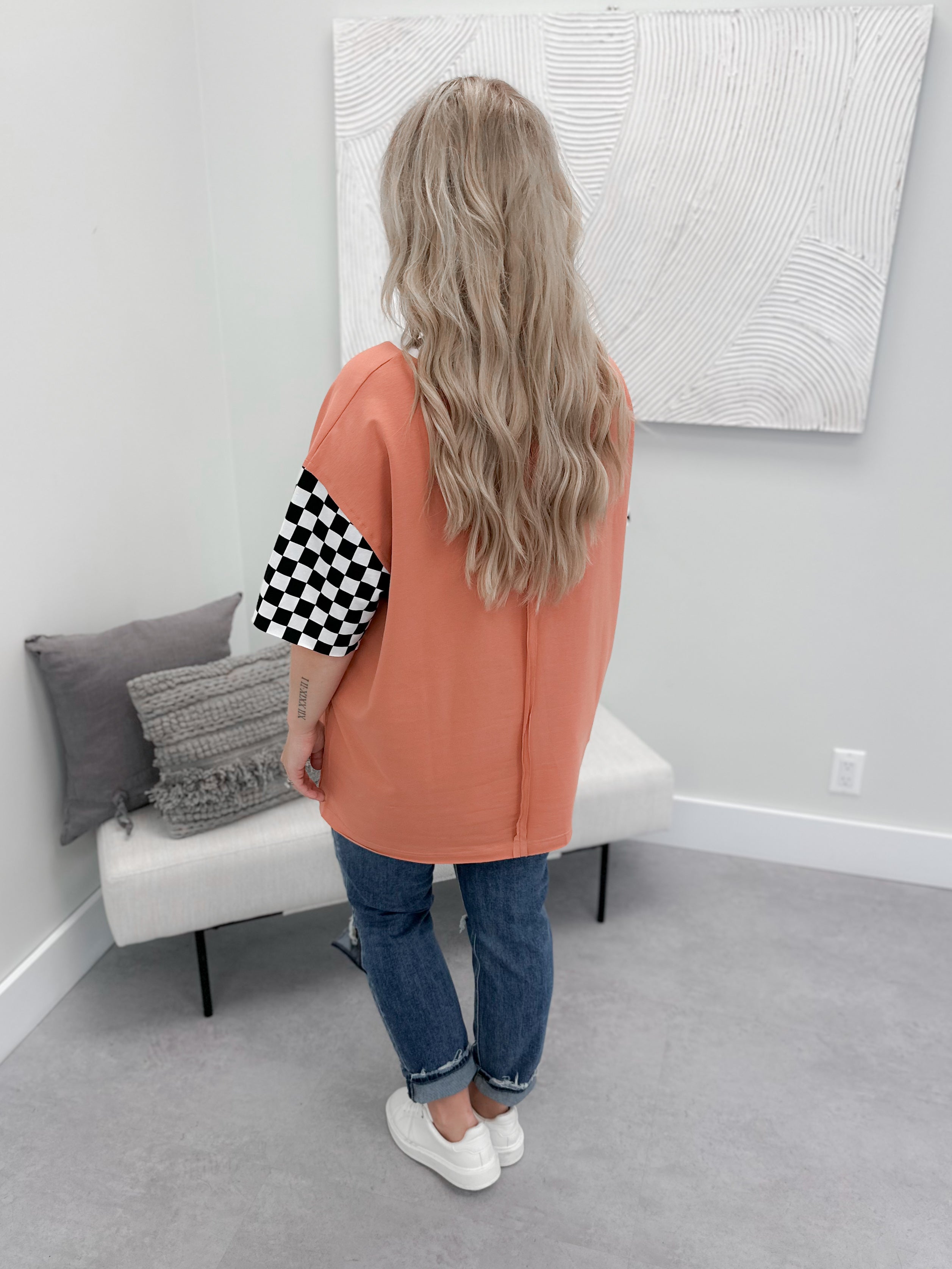 Little Miss Spooky Boyfriend Tee by Ampersand Ave