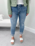 Rollaz Rolled Hem Skinny in Light Wash by Lovervet