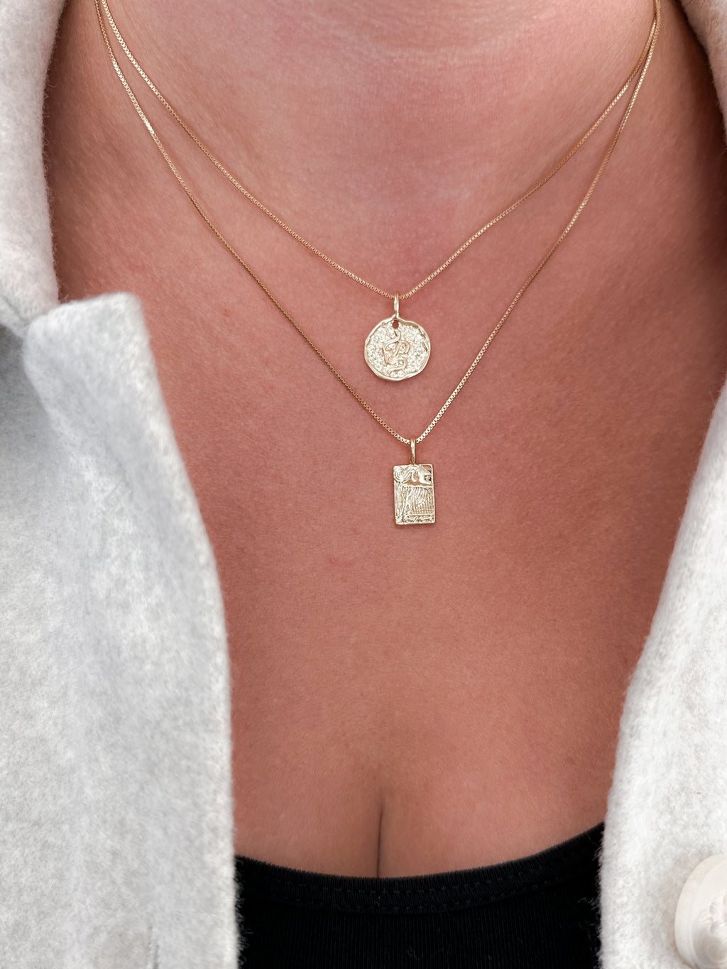 Valkyria 2 in 1 Coin Necklace by Pilgrim