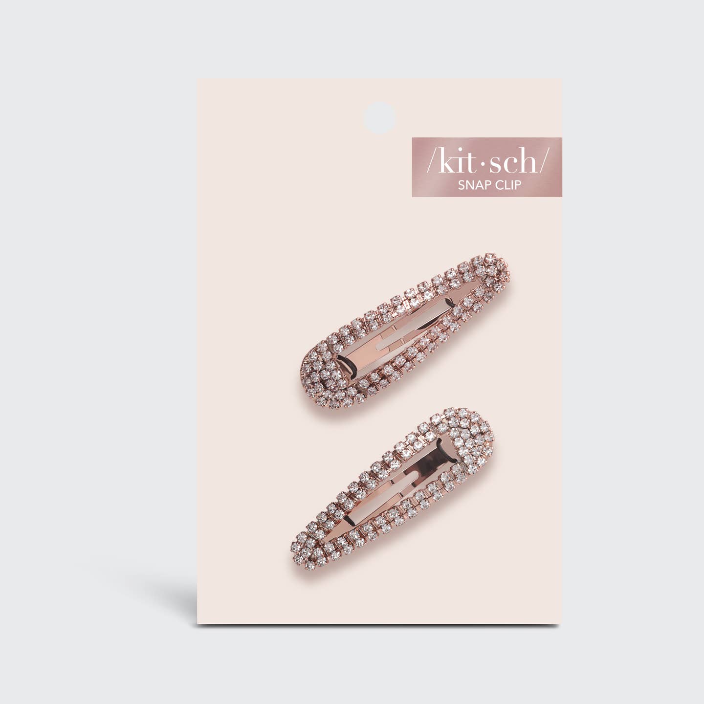 Mini Rhinestone Snap Clips