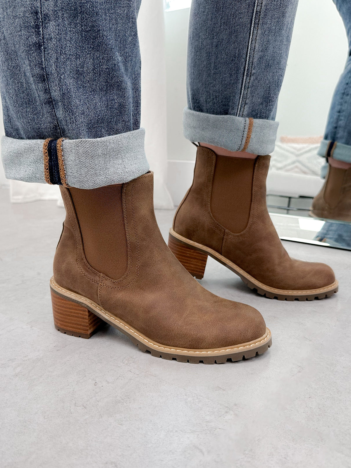 Doohickey Boots in Taupe by Corkys