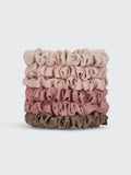 Ultra Petite Satin Scrunchies in Terracotta by Kitsch