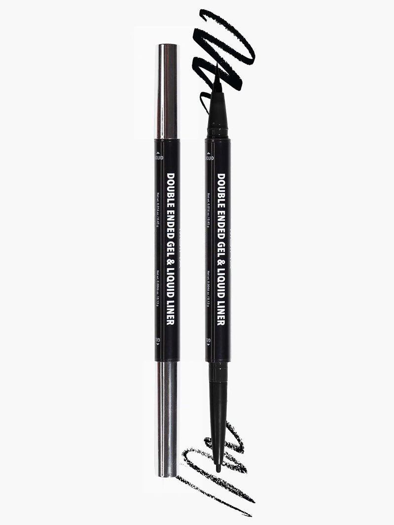 Double Ended Gel & Liquid Liner in Black