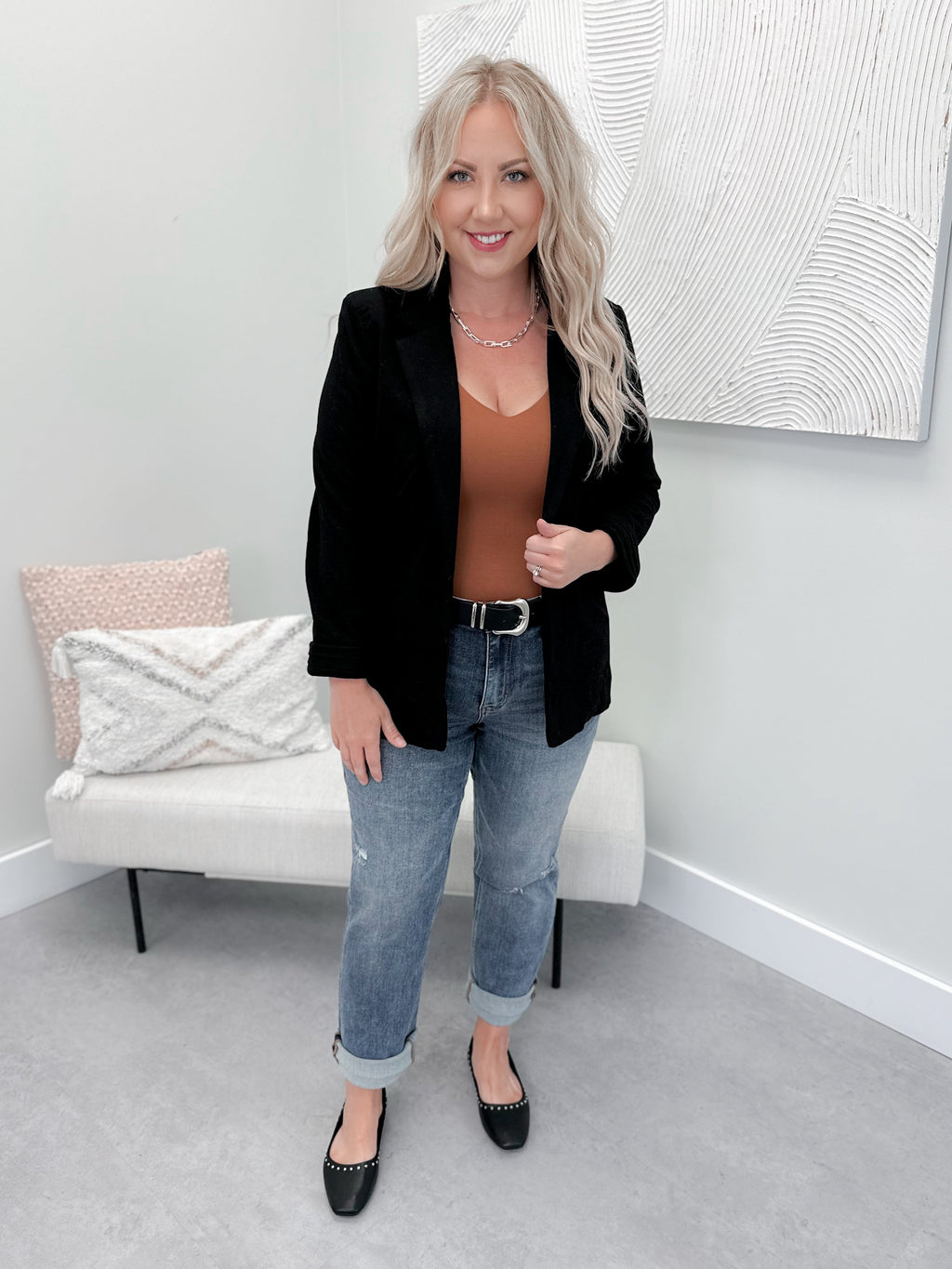 Work Day Blazer in Black