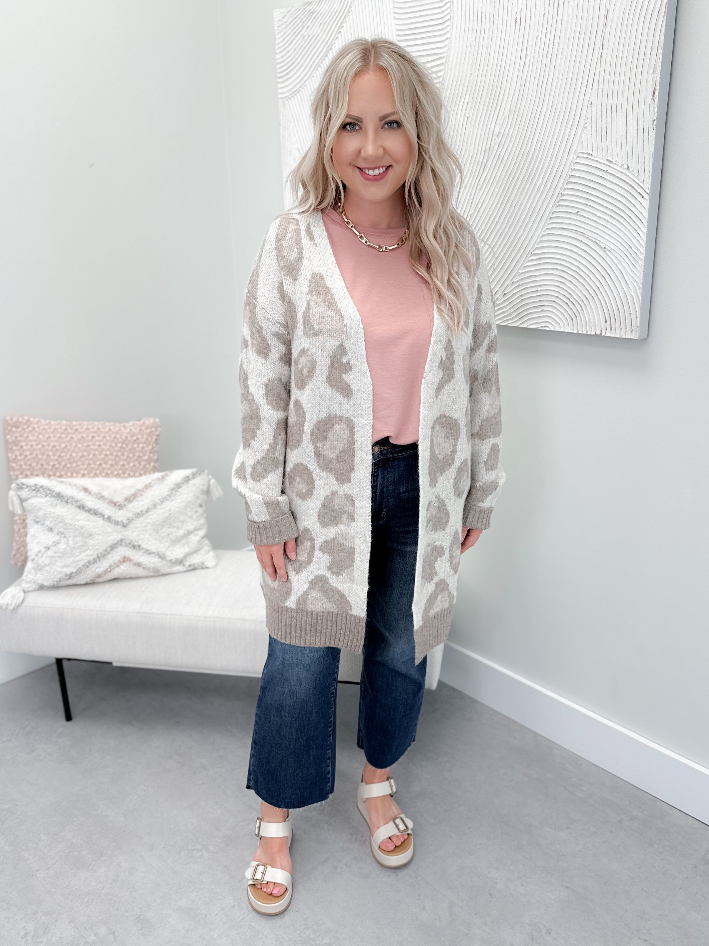 Laurel Leopard Cardigan