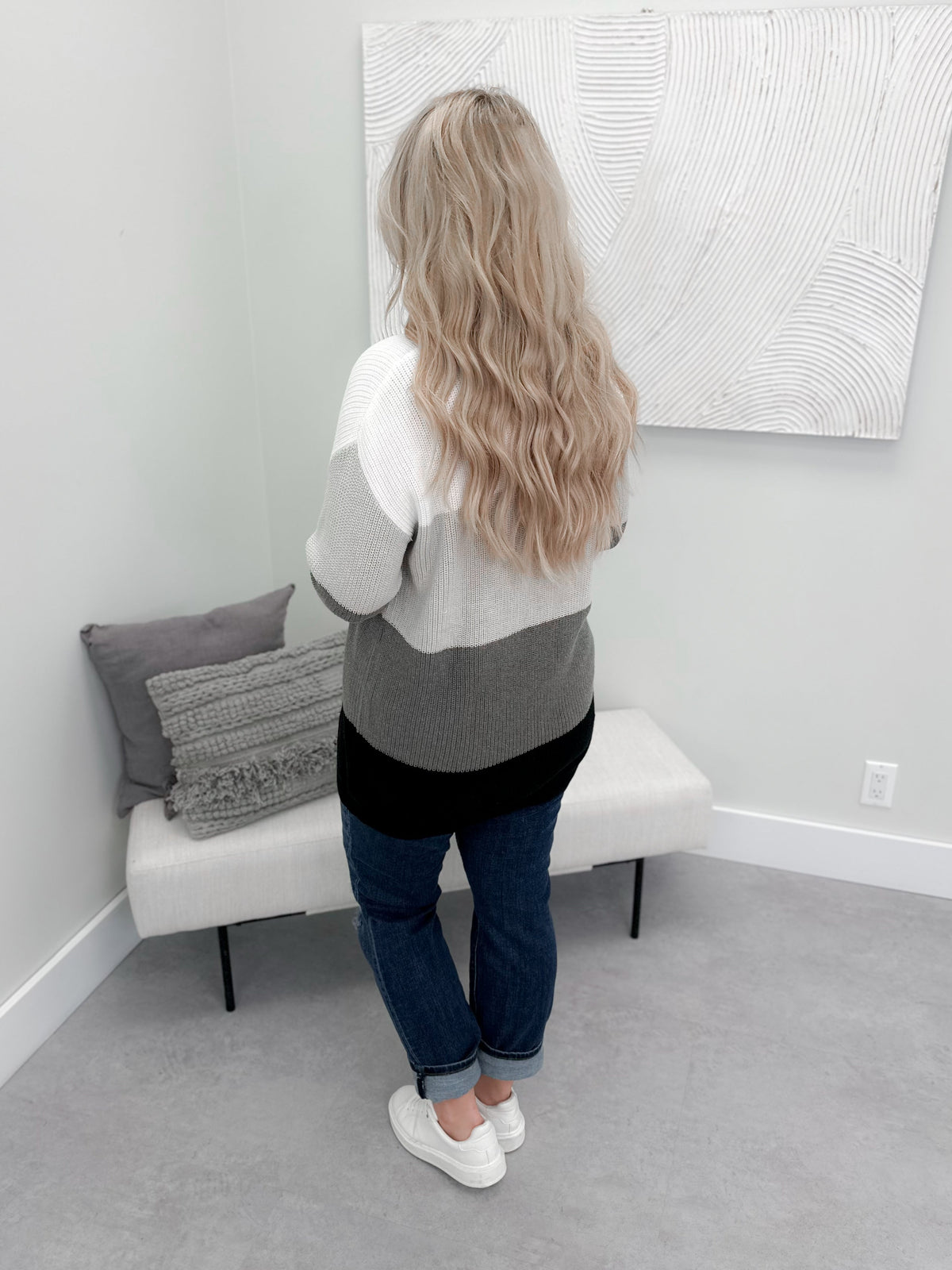 Paige Sweater in Slate by Ampersand Ave