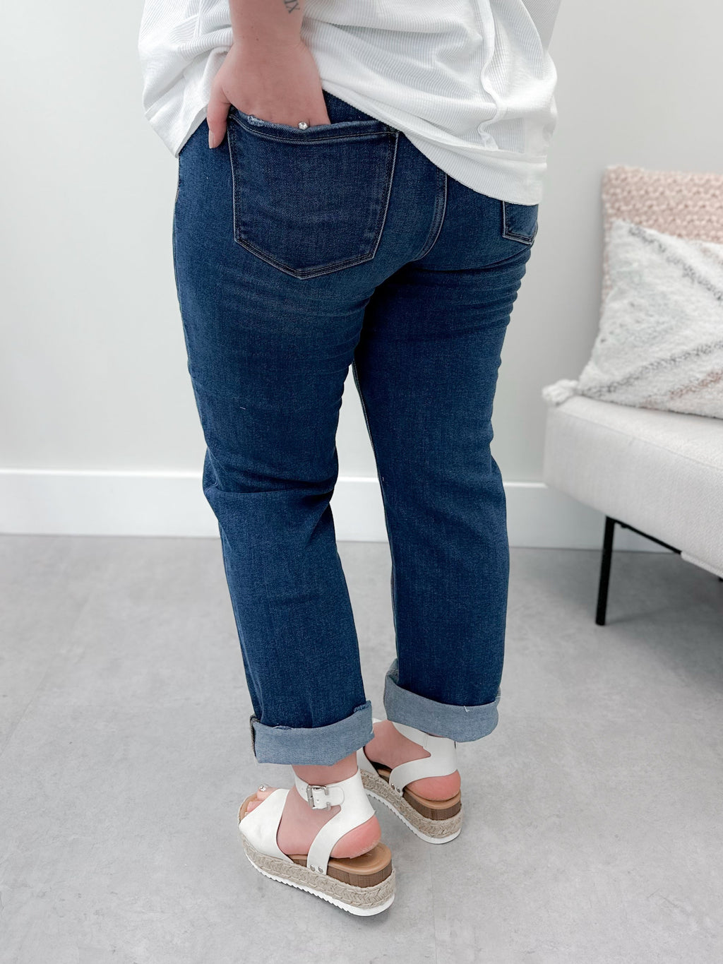 Reine High Rise Jeans by Flying Monkey