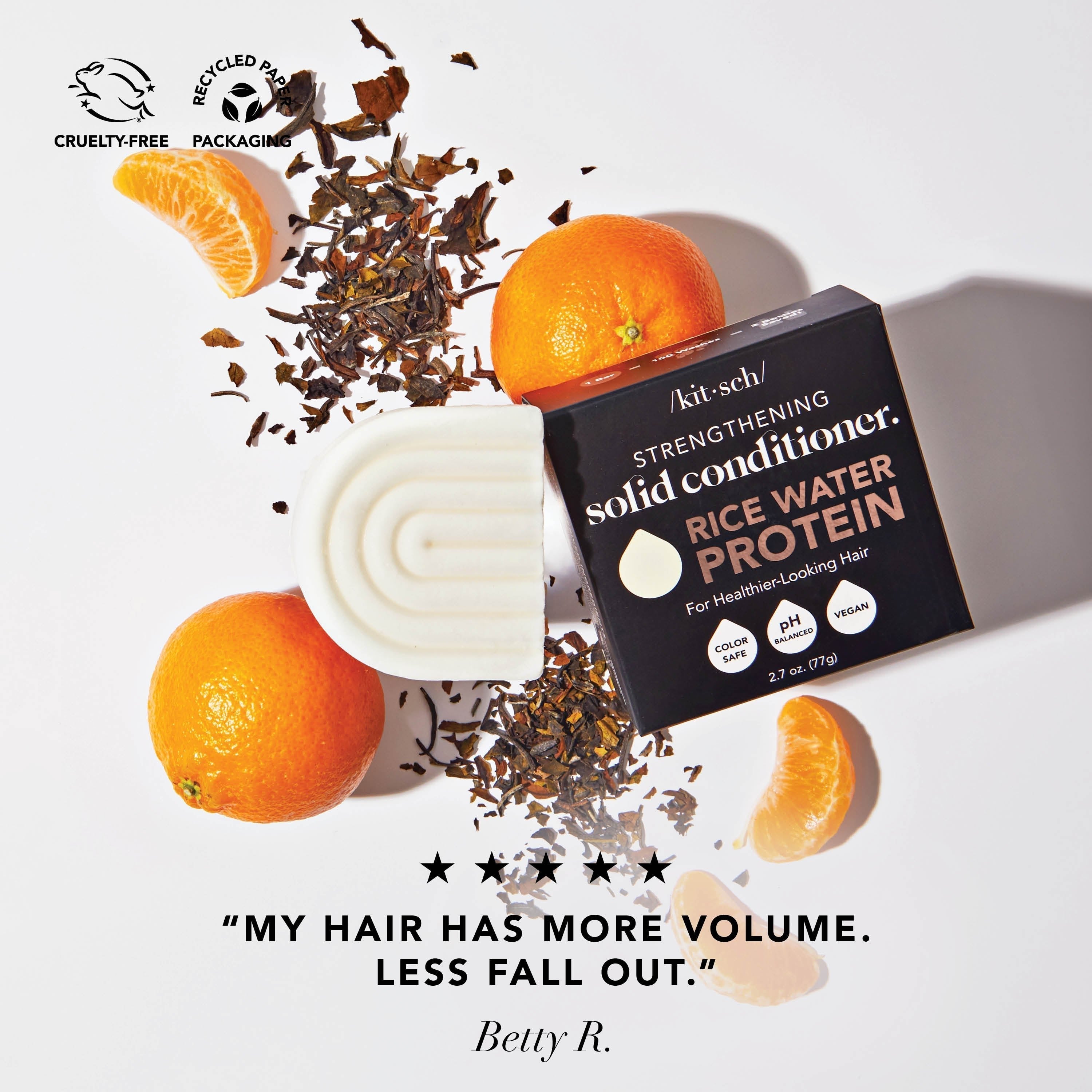 Rice Water Protein Conditioner Bar For Hair Growth by Kitsch