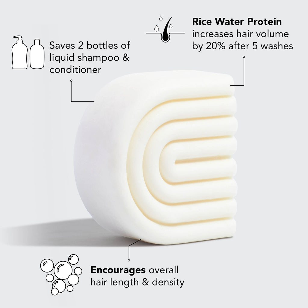 Rice Water Protein Conditioner Bar For Hair Growth by Kitsch