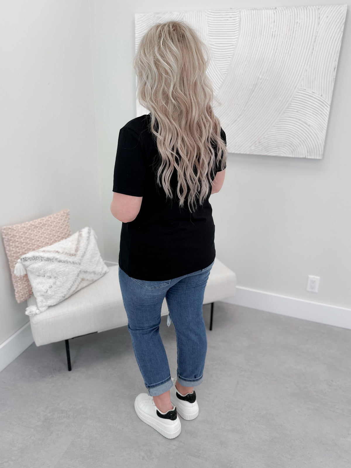 Mama is My Name Tee in Black by Ash + Antler