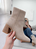 Gloria Ankle Boots in Taupe