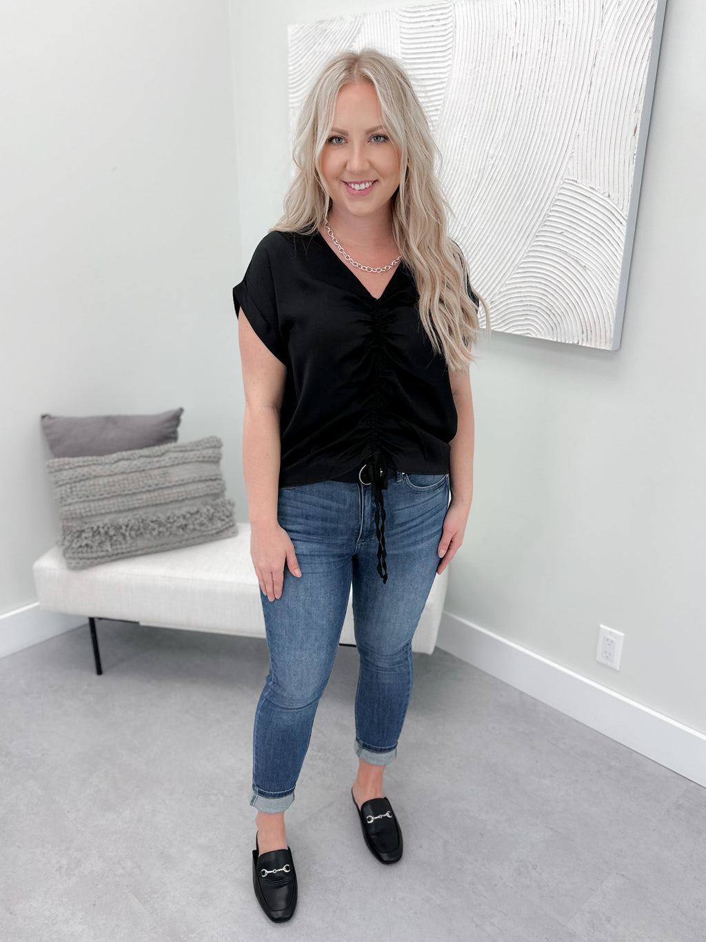 Ivanna Blouse in Black