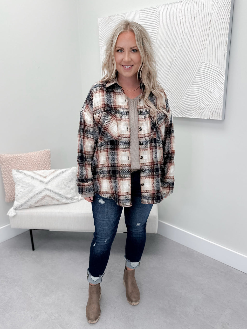Linden Plaid Shacket
