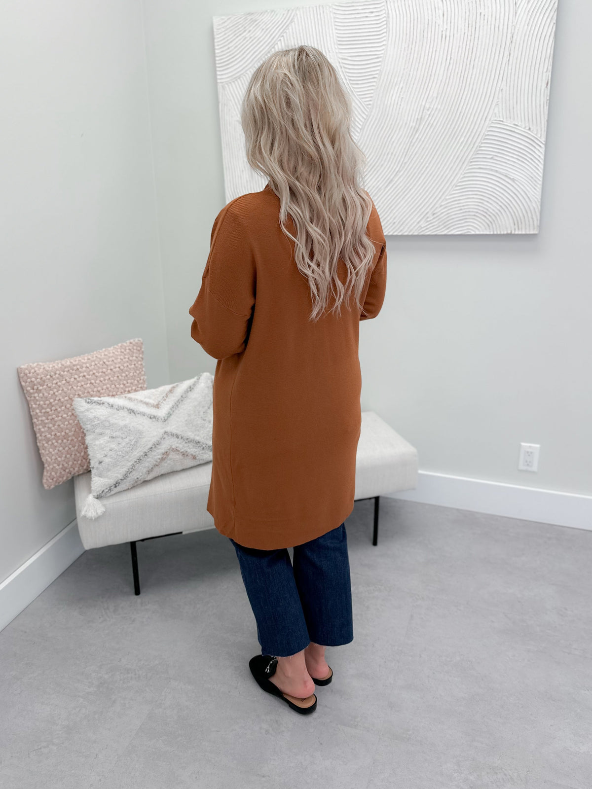 Taos Cardigan in Camel