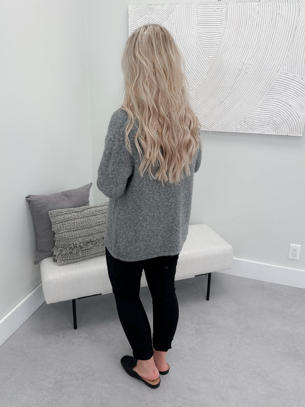 Nev Sweater in Charcoal